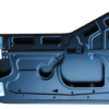03-06 Jeep Wrangler LH Driver's Side Half Door Shell 03-06 Jeep Wrangler LH Driver's Side Half Door Shell