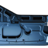03-06 Jeep Wrangler RH Passenger's Side Half Door Shell 03-06 Jeep Wrangler RH Passenger's Side Half Door Shell
