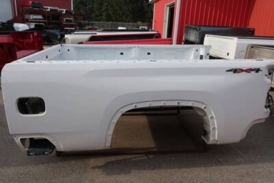 20-C Chevy Silverado HD White 8ft Long Truck Bed