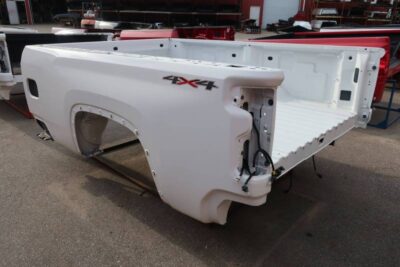 20-C Chevy Silverado HD White 8ft Long Truck Bed