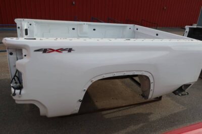 20-C Chevy Silverado HD White 8ft Long Truck Bed