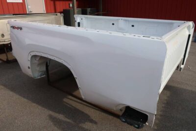 20-C Chevy Silverado HD White 8ft Long Truck Bed