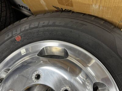 2020-2025-ford-transit-350-dually-wheels-and-tires-hankook-dynapro-ht-20575r16c-F144205365 2020-2025 Ford Transit 350 Dually Wheels and Tires Hankook Dynapro HT 205/75/R16c