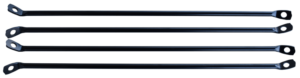 60-66 CHEVY/GMC C-10 Fleet Side Bedside Brace Set, 4PC 60-66 CHEVY/GMC C-10 Fleet Side Bedside Brace Set, 4PC