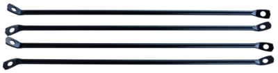 60-66 CHEVY/GMC C-10 Fleet Side Bedside Brace Set, 4PC 60-66 CHEVY/GMC C-10 Fleet Side Bedside Brace Set, 4PC