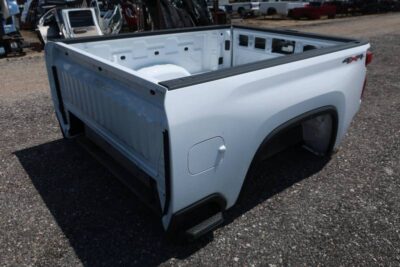 New 20-C Chevy Silverado HD White 6.9ft Long Truck Bed