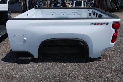 New 20-C Chevy Silverado HD White 6.9ft Long Truck Bed