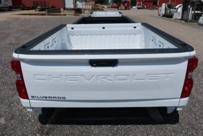 New 20-C Chevy Silverado HD White 6.9ft Long Truck Bed