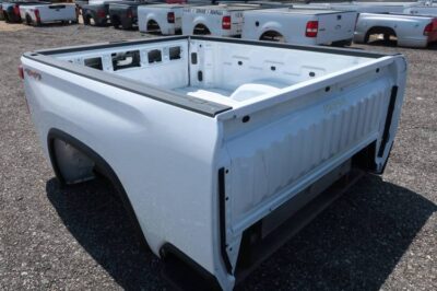New 20-C Chevy Silverado HD White 6.9ft Long Truck Bed