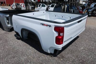 New 20-C Chevy Silverado HD White 6.9ft Long Truck Bed