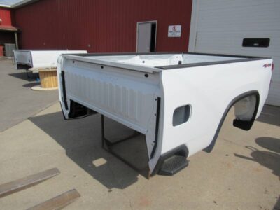 New 20-C Chevy Silverado HD White 8ft Long Truck Bed