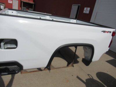 New 20-C Chevy Silverado HD White 8ft Long Truck Bed