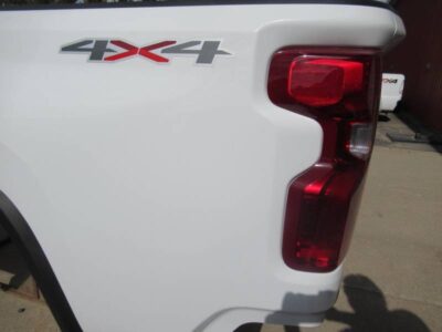New 20-C Chevy Silverado HD White 8ft Long Truck Bed