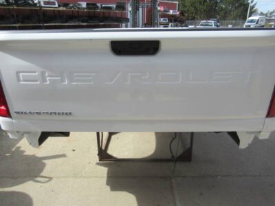 New 20-C Chevy Silverado HD White 8ft Long Truck Bed