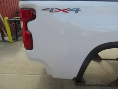 New 20-C Chevy Silverado HD White 8ft Long Truck Bed
