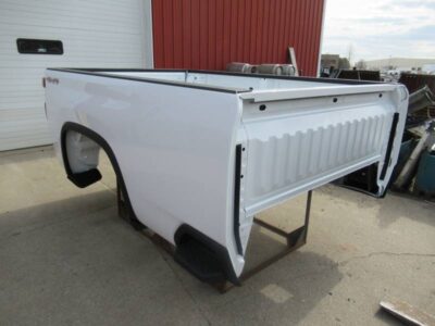 New 20-C Chevy Silverado HD White 8ft Long Truck Bed